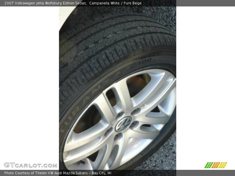 Campanella White / Pure Beige 2007 Volkswagen Jetta Wolfsburg Edition Sedan
