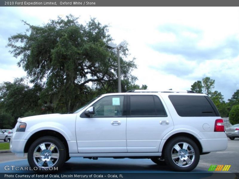 Oxford White / Stone 2010 Ford Expedition Limited