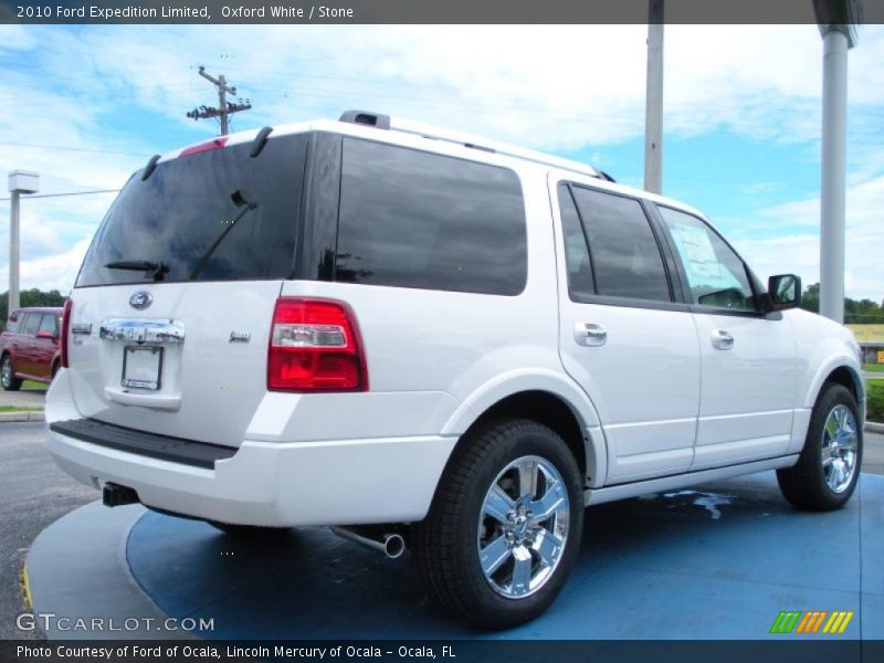 Oxford White / Stone 2010 Ford Expedition Limited