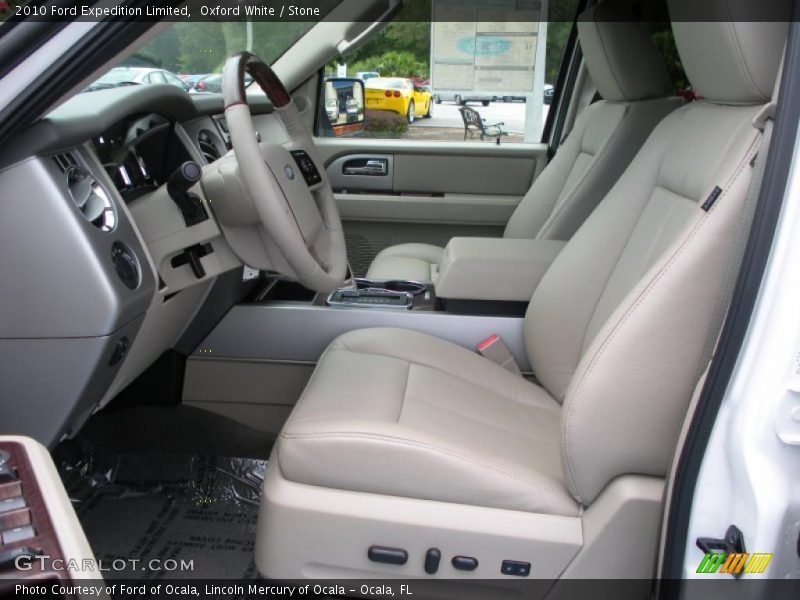 Oxford White / Stone 2010 Ford Expedition Limited