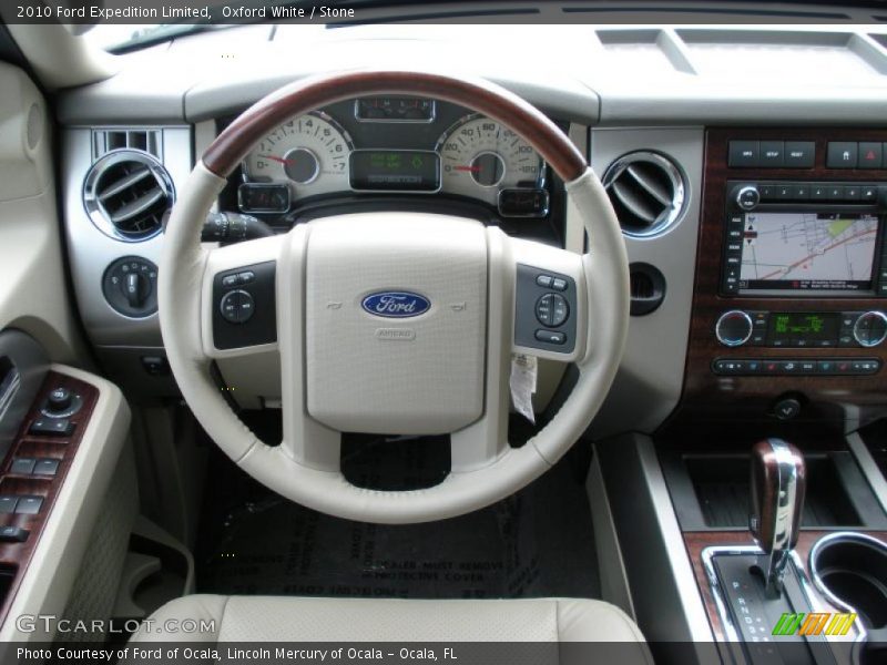 Oxford White / Stone 2010 Ford Expedition Limited