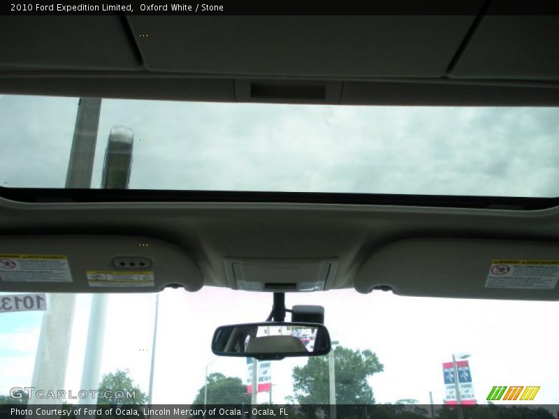 Oxford White / Stone 2010 Ford Expedition Limited