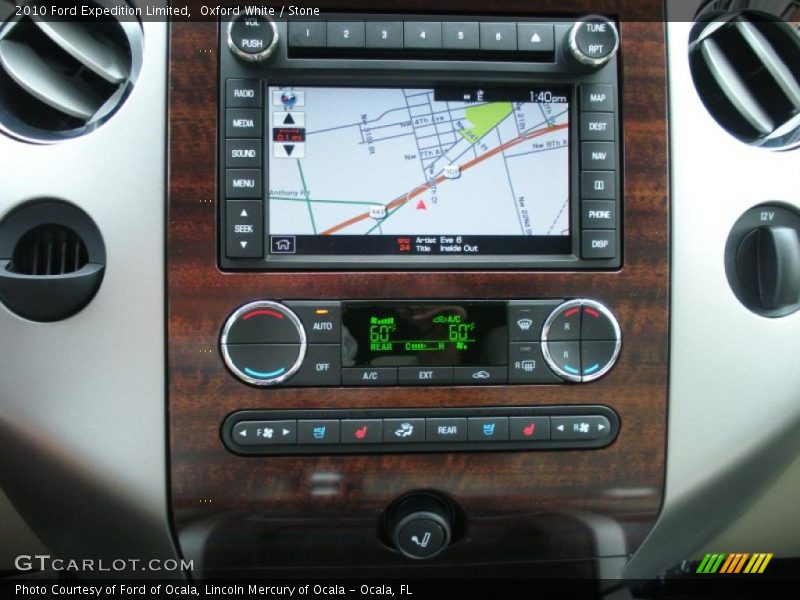 Oxford White / Stone 2010 Ford Expedition Limited