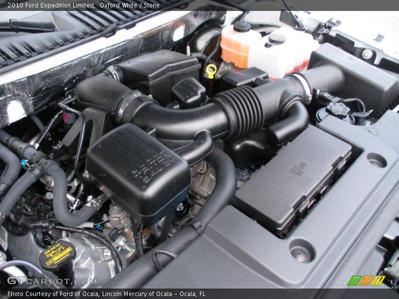 Oxford White / Stone 2010 Ford Expedition Limited