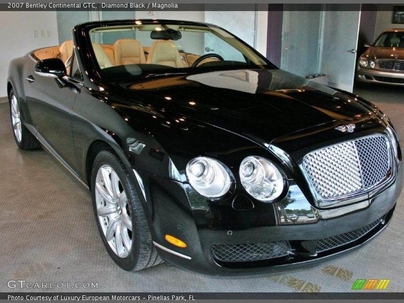Diamond Black / Magnolia 2007 Bentley Continental GTC