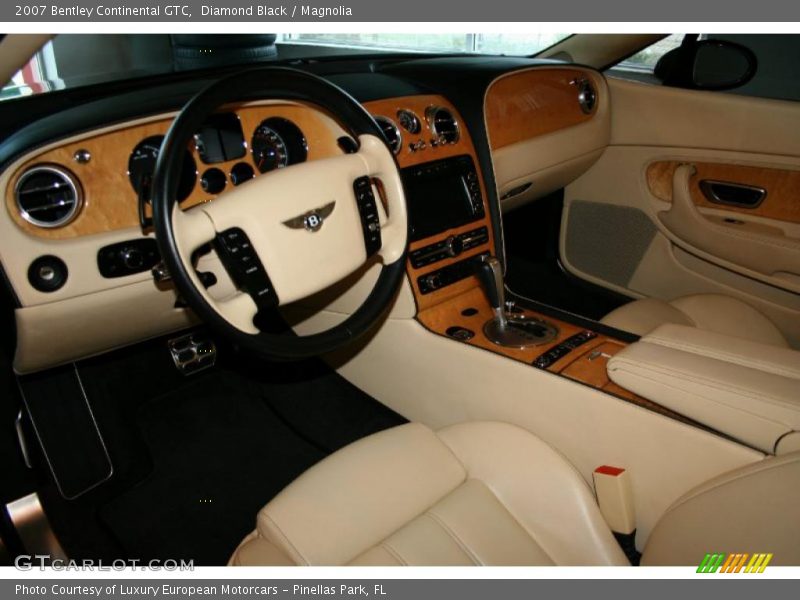 Diamond Black / Magnolia 2007 Bentley Continental GTC