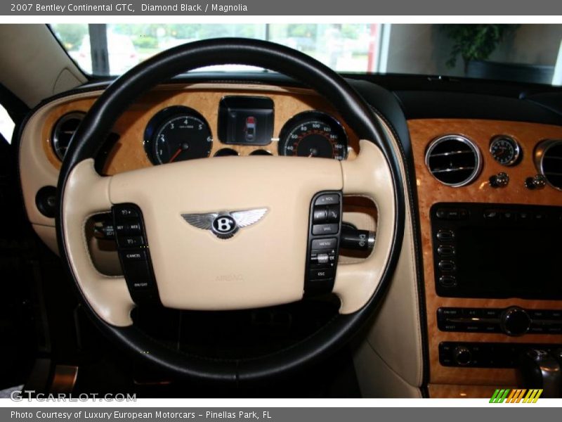 Diamond Black / Magnolia 2007 Bentley Continental GTC