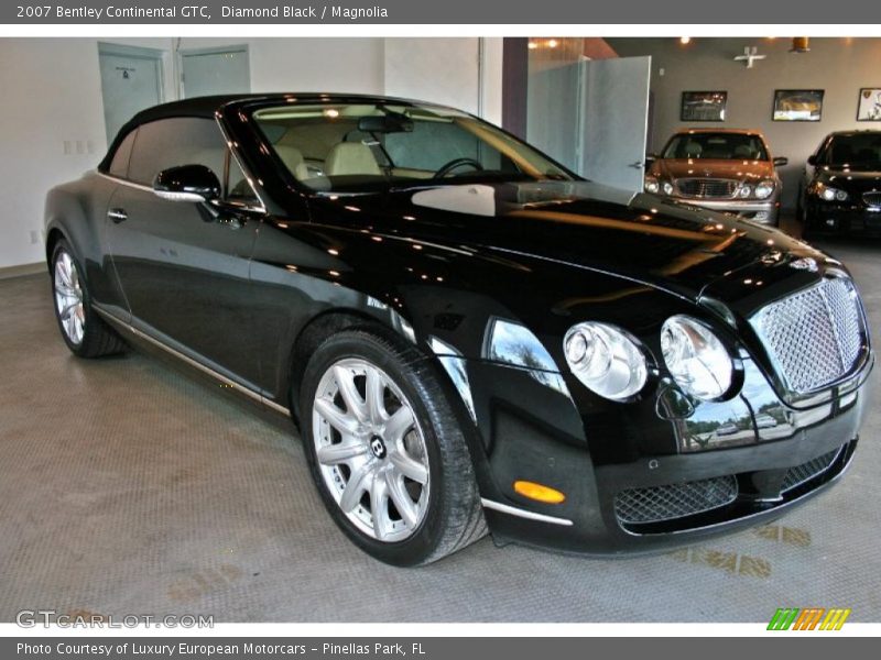 Diamond Black / Magnolia 2007 Bentley Continental GTC