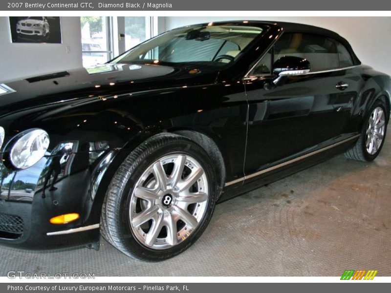 Diamond Black / Magnolia 2007 Bentley Continental GTC