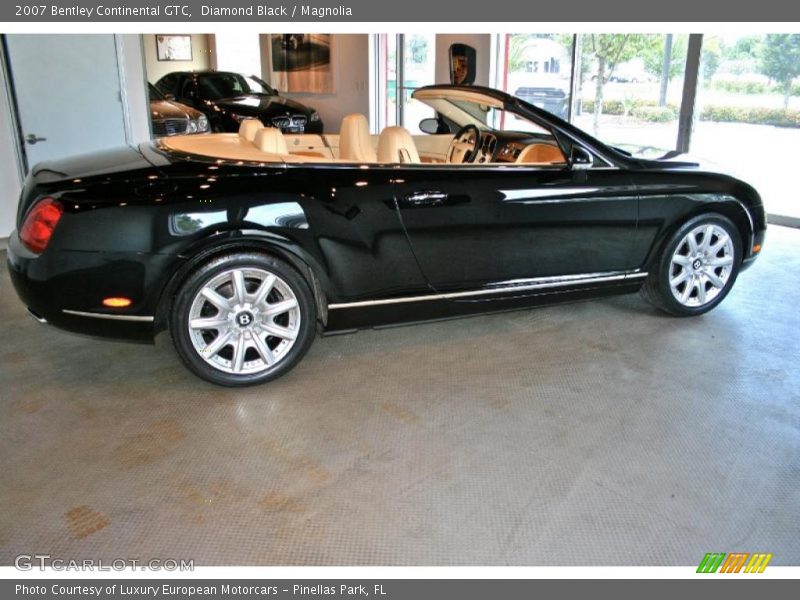 Diamond Black / Magnolia 2007 Bentley Continental GTC