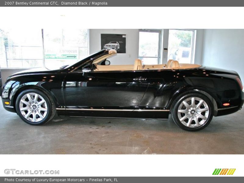 Diamond Black / Magnolia 2007 Bentley Continental GTC