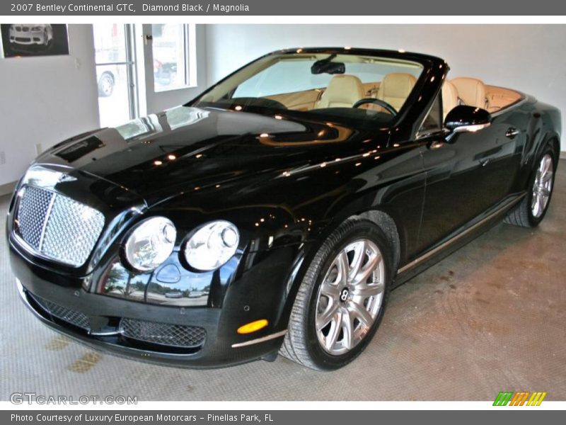 Diamond Black / Magnolia 2007 Bentley Continental GTC