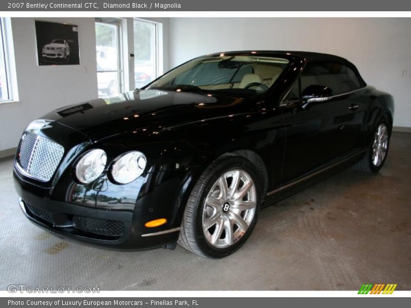 Diamond Black / Magnolia 2007 Bentley Continental GTC