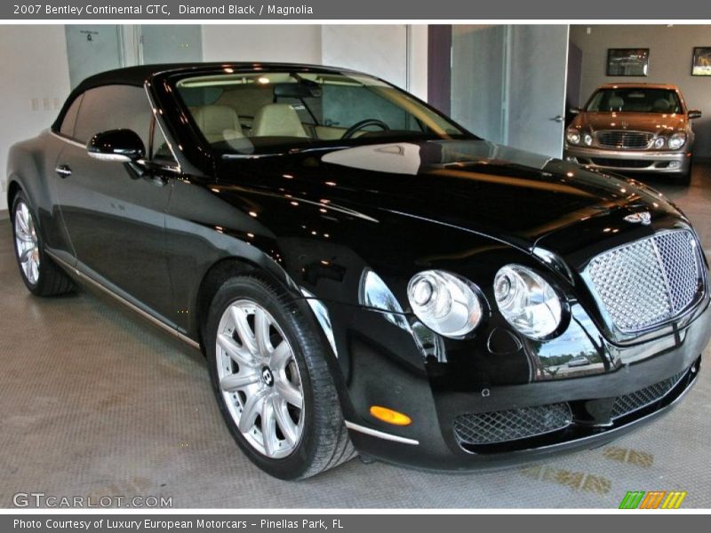 Diamond Black / Magnolia 2007 Bentley Continental GTC