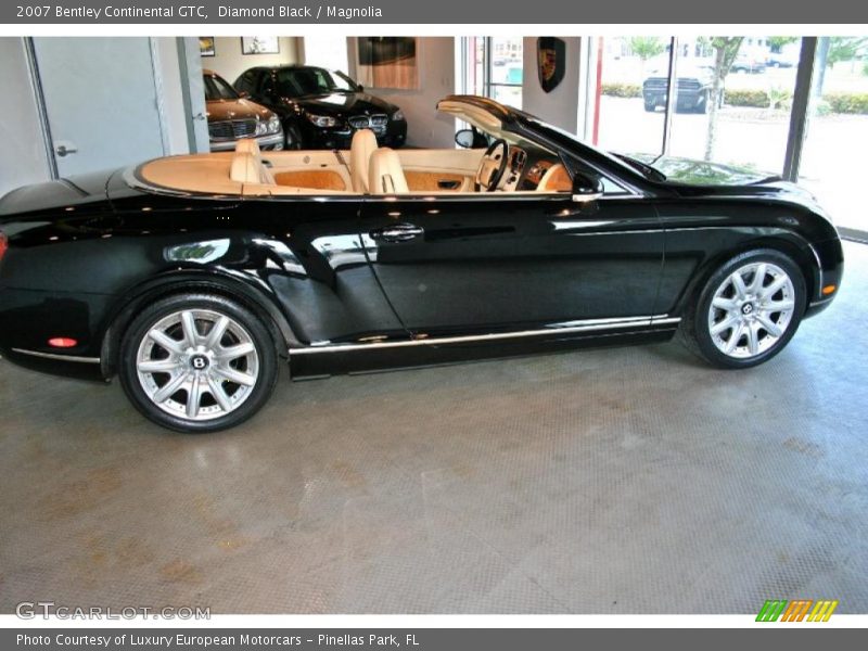 Diamond Black / Magnolia 2007 Bentley Continental GTC