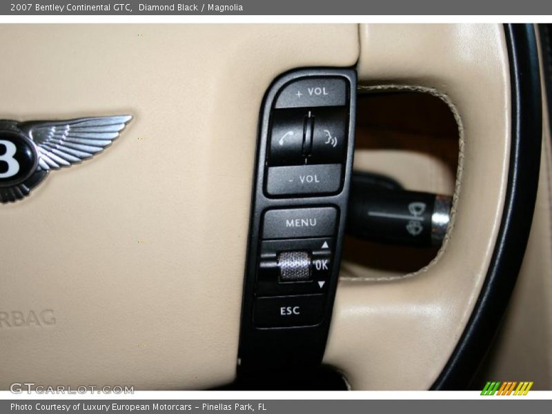 Diamond Black / Magnolia 2007 Bentley Continental GTC