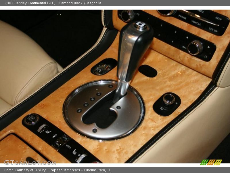 Diamond Black / Magnolia 2007 Bentley Continental GTC