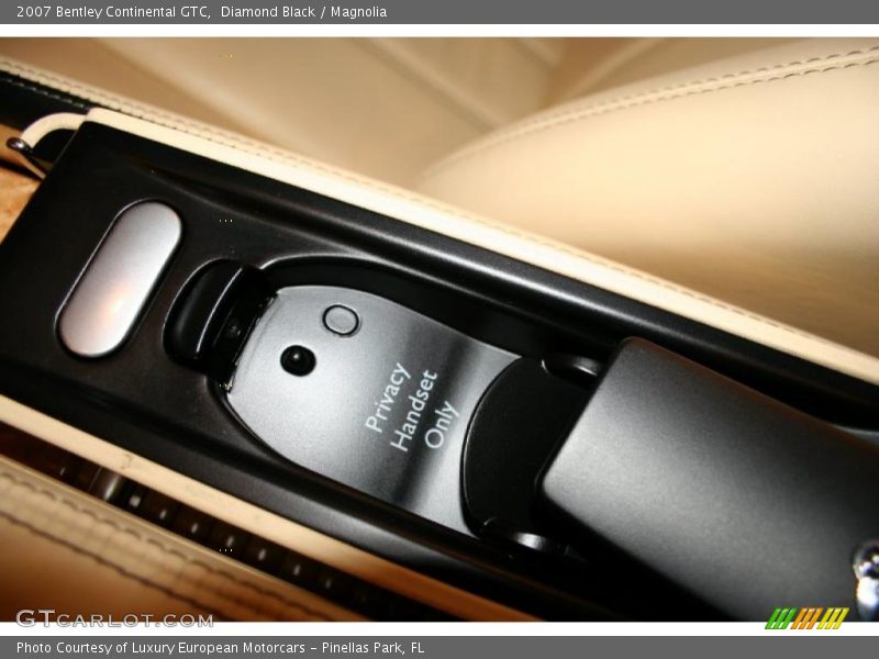 Diamond Black / Magnolia 2007 Bentley Continental GTC