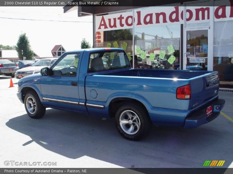Space Blue Metallic / Graphite 2000 Chevrolet S10 LS Regular Cab