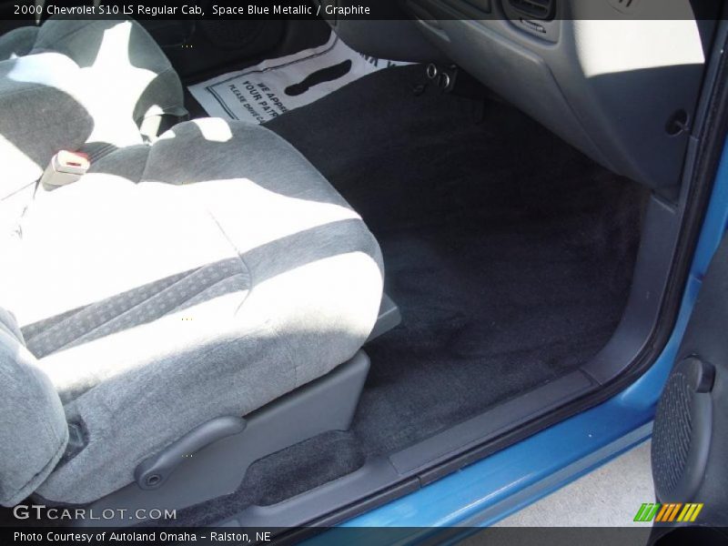 Space Blue Metallic / Graphite 2000 Chevrolet S10 LS Regular Cab