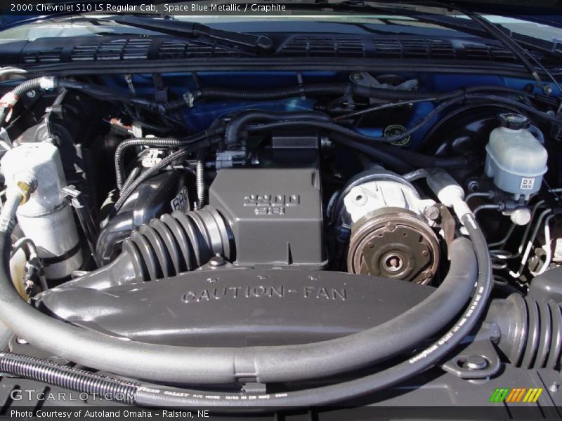 Space Blue Metallic / Graphite 2000 Chevrolet S10 LS Regular Cab