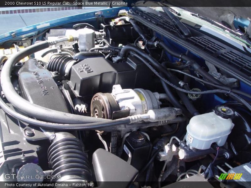 Space Blue Metallic / Graphite 2000 Chevrolet S10 LS Regular Cab
