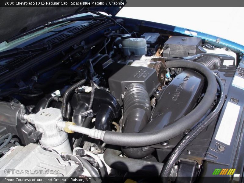 Space Blue Metallic / Graphite 2000 Chevrolet S10 LS Regular Cab