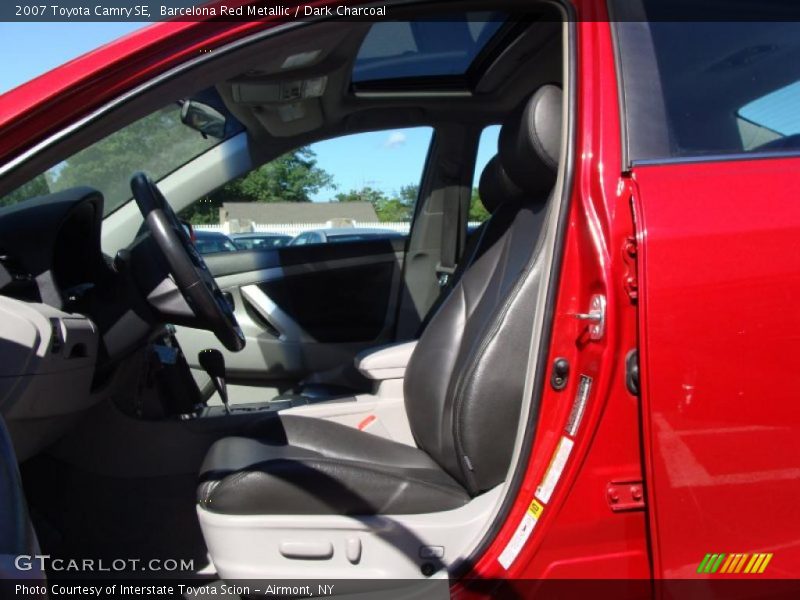 Barcelona Red Metallic / Dark Charcoal 2007 Toyota Camry SE