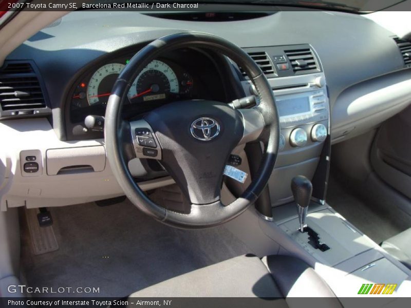 Barcelona Red Metallic / Dark Charcoal 2007 Toyota Camry SE