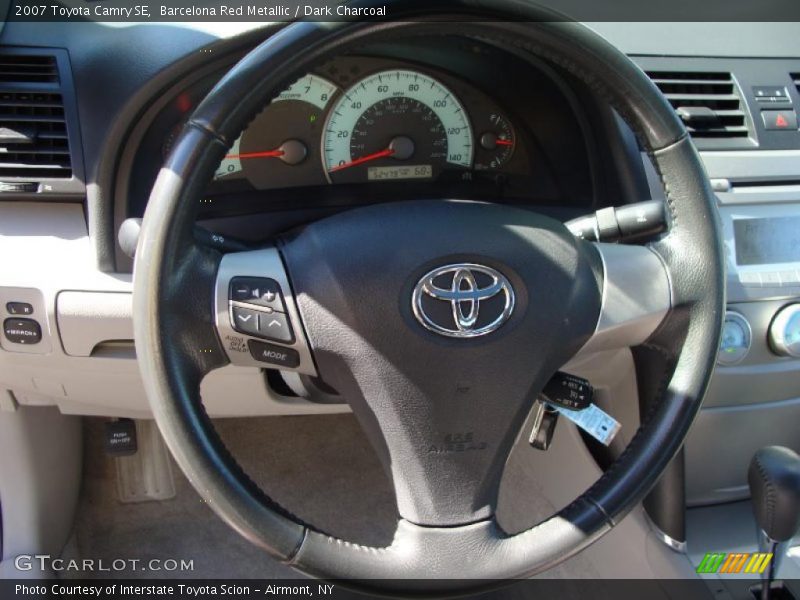 Barcelona Red Metallic / Dark Charcoal 2007 Toyota Camry SE