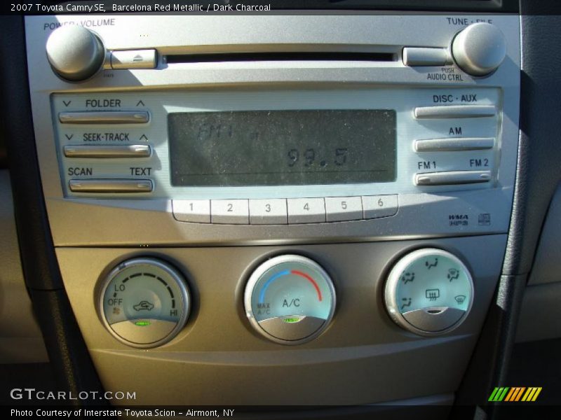 Barcelona Red Metallic / Dark Charcoal 2007 Toyota Camry SE