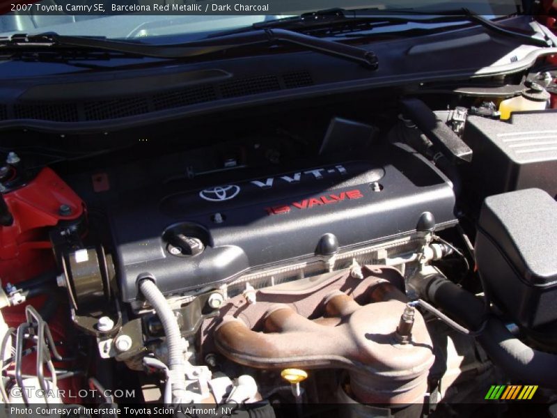 Barcelona Red Metallic / Dark Charcoal 2007 Toyota Camry SE