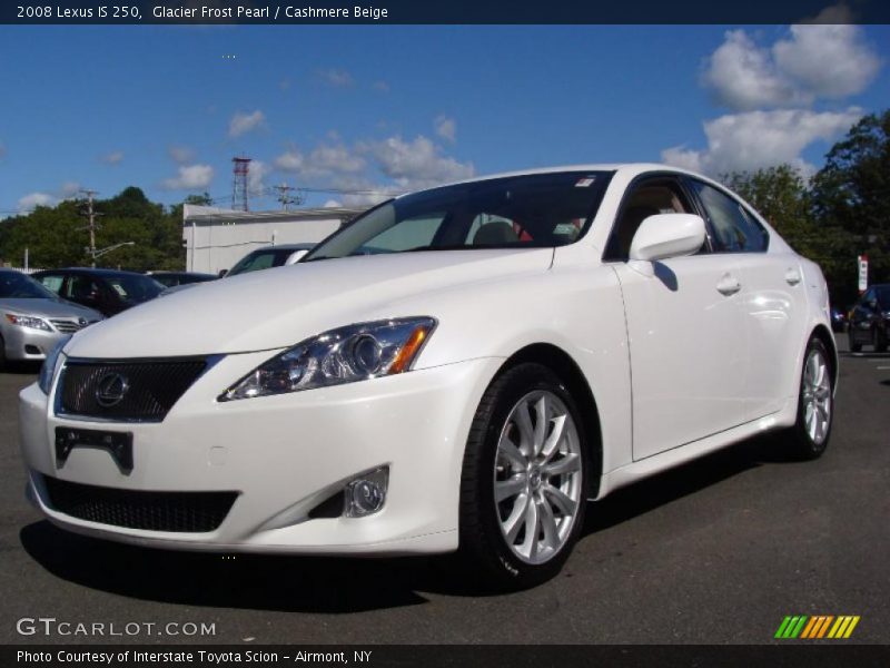 Glacier Frost Pearl / Cashmere Beige 2008 Lexus IS 250