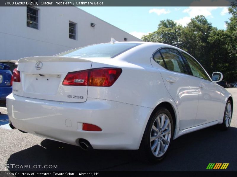 Glacier Frost Pearl / Cashmere Beige 2008 Lexus IS 250