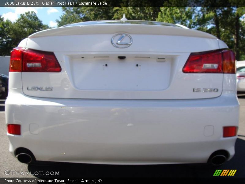 Glacier Frost Pearl / Cashmere Beige 2008 Lexus IS 250