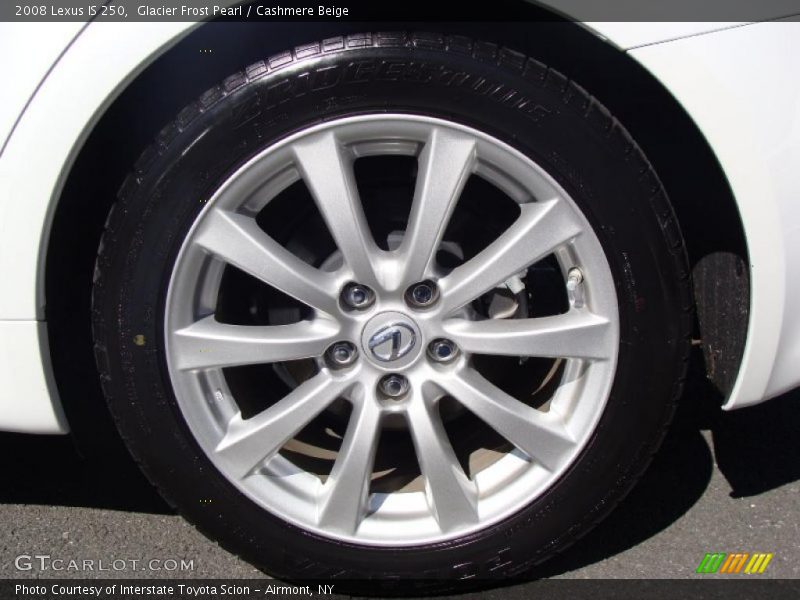 Glacier Frost Pearl / Cashmere Beige 2008 Lexus IS 250