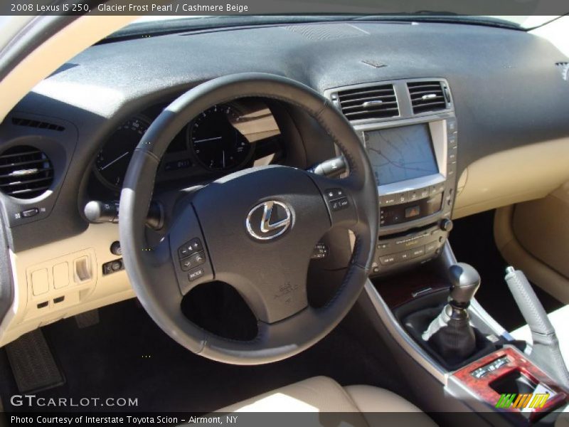 Glacier Frost Pearl / Cashmere Beige 2008 Lexus IS 250