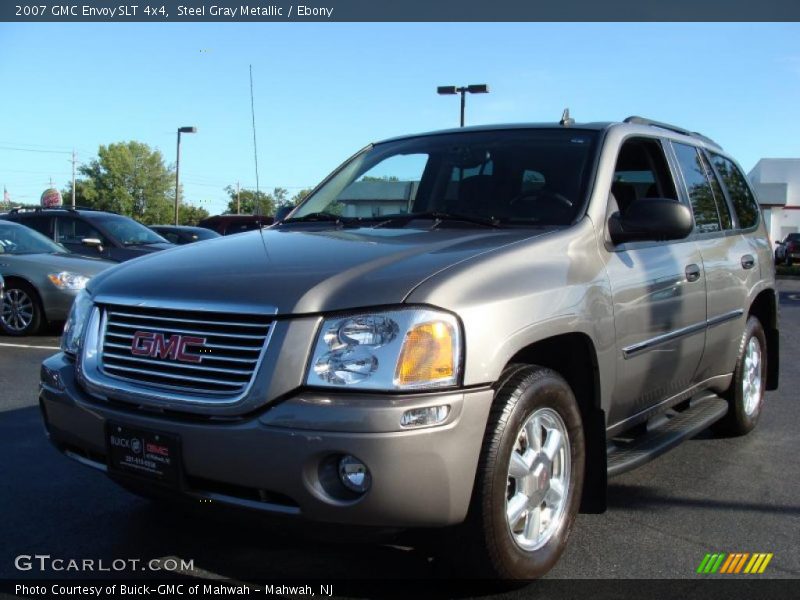 Steel Gray Metallic / Ebony 2007 GMC Envoy SLT 4x4