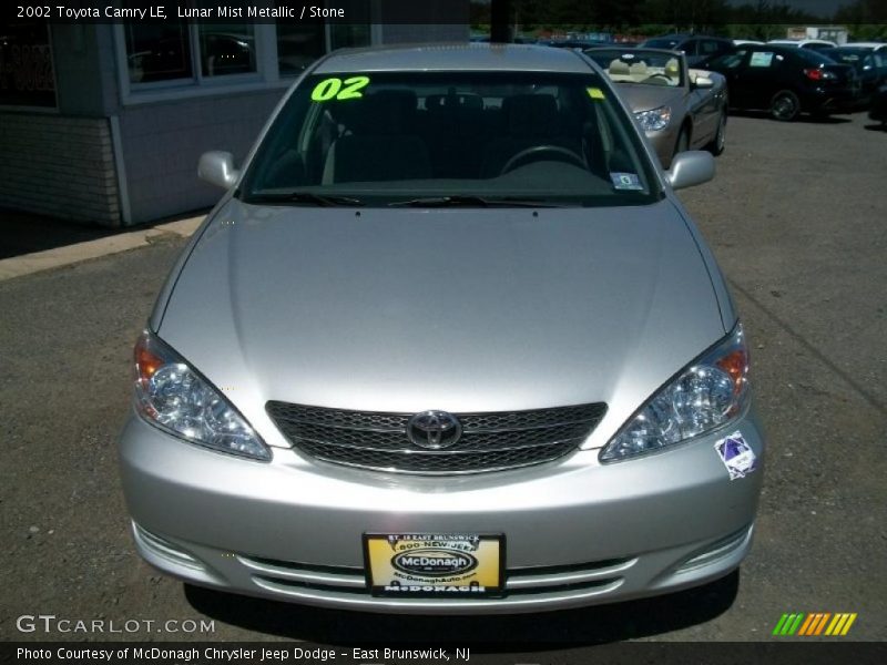 Lunar Mist Metallic / Stone 2002 Toyota Camry LE