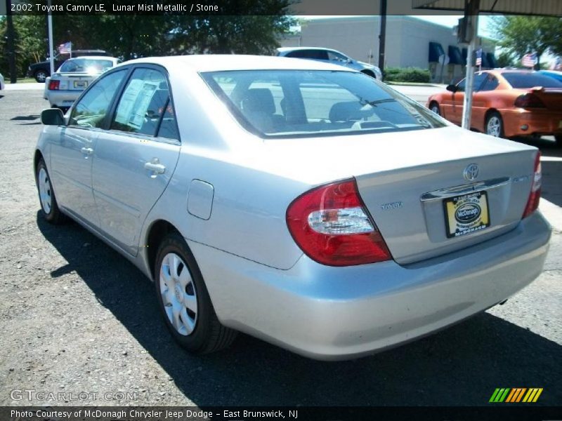 Lunar Mist Metallic / Stone 2002 Toyota Camry LE