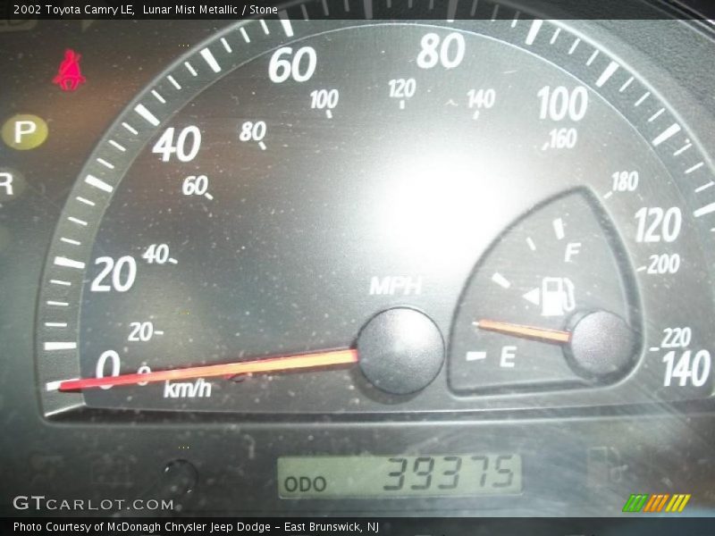 Lunar Mist Metallic / Stone 2002 Toyota Camry LE