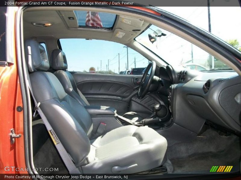 Fusion Orange Metallic / Dark Pewter 2004 Pontiac Grand Am GT Coupe