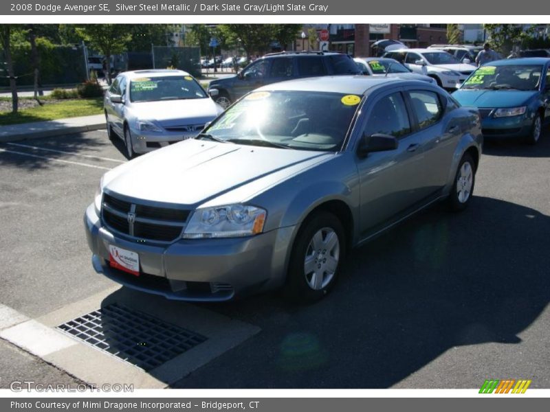 Silver Steel Metallic / Dark Slate Gray/Light Slate Gray 2008 Dodge Avenger SE