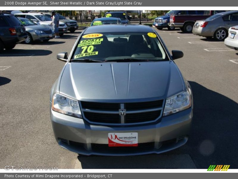 Silver Steel Metallic / Dark Slate Gray/Light Slate Gray 2008 Dodge Avenger SE