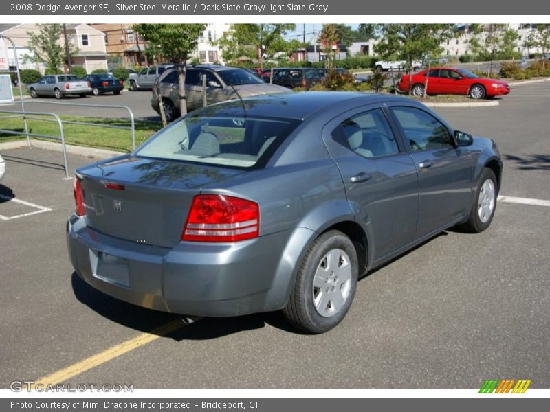 Silver Steel Metallic / Dark Slate Gray/Light Slate Gray 2008 Dodge Avenger SE
