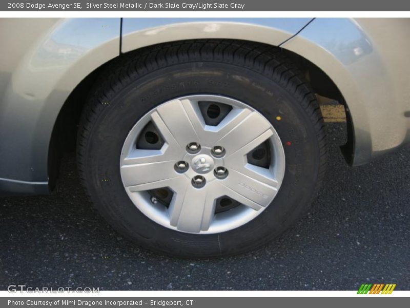 Silver Steel Metallic / Dark Slate Gray/Light Slate Gray 2008 Dodge Avenger SE