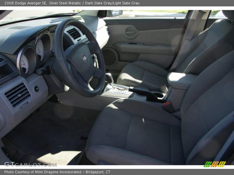 Silver Steel Metallic / Dark Slate Gray/Light Slate Gray 2008 Dodge Avenger SE