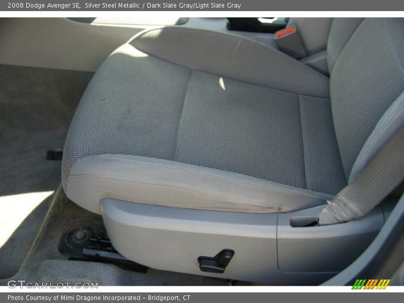 Silver Steel Metallic / Dark Slate Gray/Light Slate Gray 2008 Dodge Avenger SE