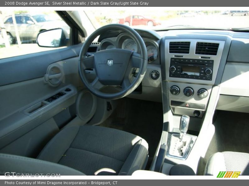 Silver Steel Metallic / Dark Slate Gray/Light Slate Gray 2008 Dodge Avenger SE