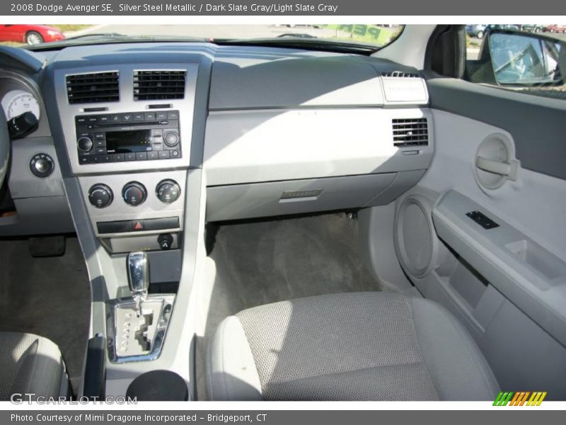 Silver Steel Metallic / Dark Slate Gray/Light Slate Gray 2008 Dodge Avenger SE